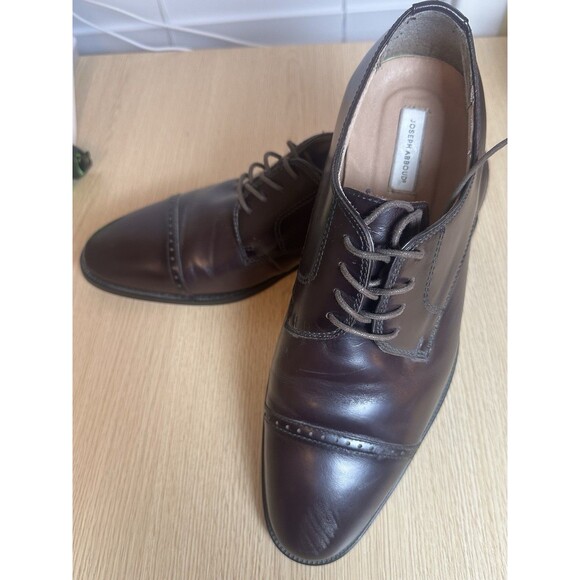 Joseph Abboud 61-91109 Men's Brown Oxford Dress Shoes Size 12M - Picture 3 of 5